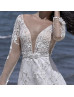 Ivory Lace Tulle V Back Charming Wedding Dress Ivory Lace Tulle V Back Charming Wedding Dress